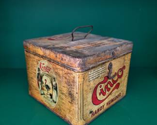 32. Vintage Cinco Handy Humidor (4"h)