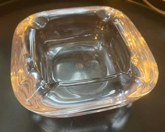 Art Vannes, France Crystal Ashtray
