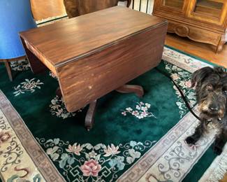 5. Vintage Dropleaf Pedestal Table (40" x 24" x 30") (2-16" leaves)