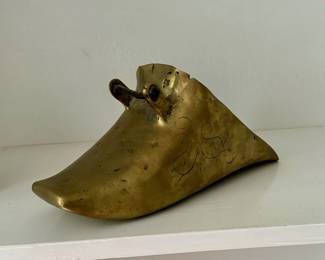 112.  Brass Shoe (10" x 5" x 5")