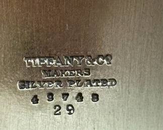 40. Tiffany Silver Plated Apple (4.5")