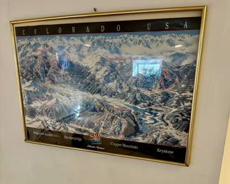 87. Colorado Ski Resort Framed Poster