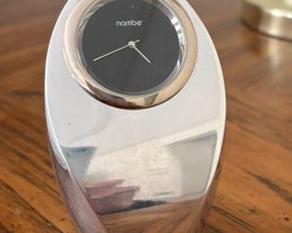 105. Nambe Clock (5"h)