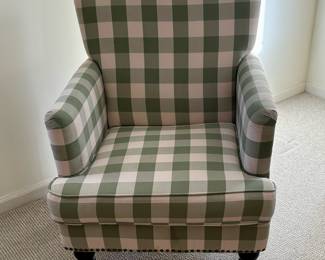 106. Club Chair w/ Nailhead Detail (28" x 29" x 34")