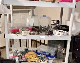 Hand Tools & tool Boxes
36”w Home Depot shelves $45ea