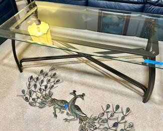 48” wide glass coffee table $69