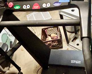 True Treadmill with mat