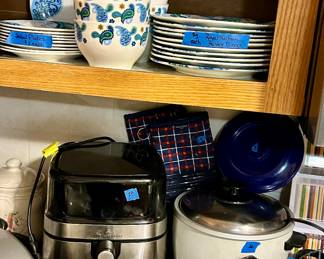 Rice cooker, Emmirl air fryer, small electric chopper