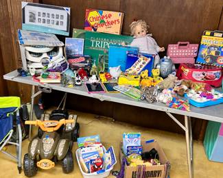 Games & Young children’s toys, and books