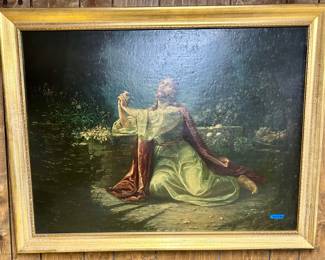 Vintage framed Religious art