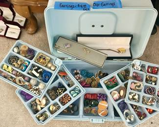 Vintage clip on earrings $4/ per pair