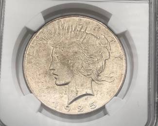 1925 Peace Dollar, NGC MS 63