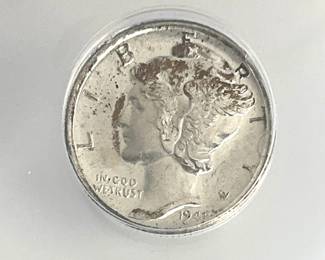 1941 Mercury Dime, ANACS MS 65