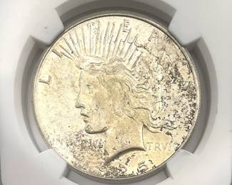 1925-S Peace Dollar, NGC MS 60