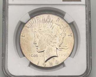 1926 Peace Dollar, NGC MS 61
