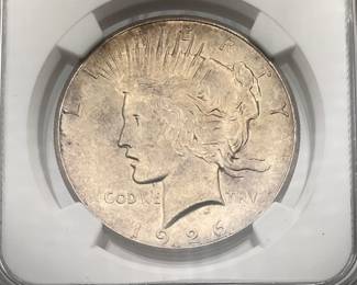 1926 Peace Dollar, NGC MS 61