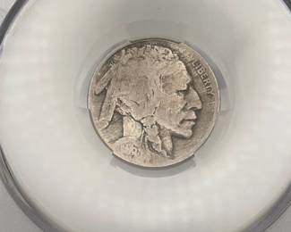 1916 Buffalo Nickel, CAC VG Details