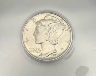 1941 Mercury Dime, ANACS MS 63 FSB