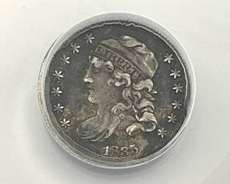1835 Capped Bust Dime, ANACS VF 30 Details