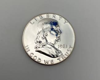 1961 Proof Franklin Half Dollar