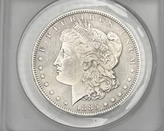 1885 Morgan Dollar, ANACS MS 60