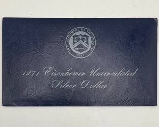1971 Uncirculated Eisenhower Silver Dollar
