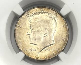 1964 Kennedy Half Dollar, NGC MS 66