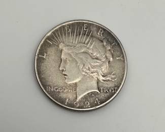 1924 Peace Dollar