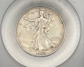 1934-S Walking Liberty Half Dollar, ANACS VF 20 Details