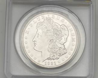 1921 Morgan Dollar, ANACS MS 63