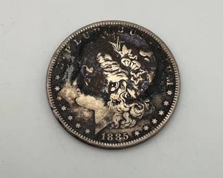 1885-S US Morgan Silver Dollar