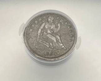 1850 Seated Liberty Nickel, ANACS VF 25 Details