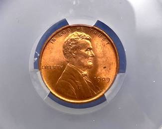 1909 Lincoln Wheat Penny, CAC UNC Details