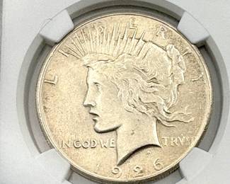 1926 Peace Dollar, NGC MS 62