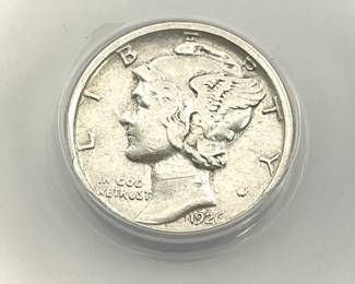 1926-S Mercury Dime, ANACS VF 30 Details