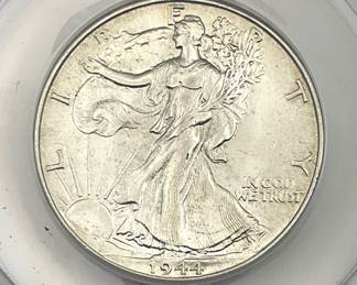 1944 Walking Liberty Half Dollar, ANACS MS 62