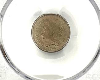 1865 Three Cent Nickel, PCGS AU 58