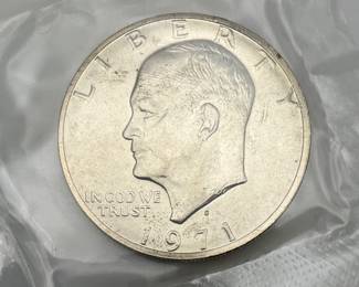 1971-S Uncirculated Eisenhower Silver Dollar