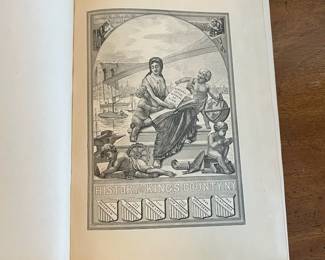 C74 - $250. History of Kings County Including Brooklyn. 1683-1883. Published in1884. EXCELLENT condition for it's age. Lots of pictures and tissue guards intact. 