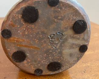 C82 - $50. Vintage Bizen Pottery. Measures 9.5" tall. 