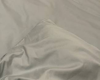 C129 - $150. Primaloft Down Blend Duvet Instert with Cuddledown Cover. QUEEN. Sea Glass Color. Excellent Condition!