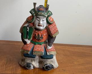 C91 - $65. Japanese Clay Emperor. Measures 7.5" wide x 11" tall. 