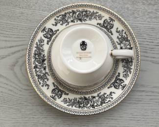 C2 - $1350. Wedgwood Black Columbia. Priced as a SET. If the set doesn't sell complete by Saturday we may break it up. You're welcome to send your interest list to us and offers and if we do split the set we will contact you. 