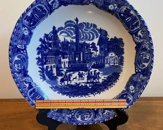C43 - $125. LARGE 18" Diameter. 20th Century Victoria Ware Ironstone Chinoiserie. No issues noted!