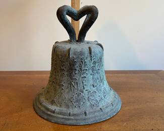 C122 - $300. "Mejici 1811" Bronze Bell. Measures 8" x 8" tall. 