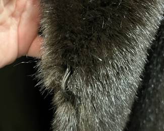 C63 - $250. Tyber by St. John. Made in France. Size Small. FAUX Fur Jacket. Excellent Condition - like new!