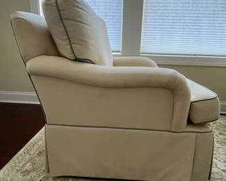 C65 - $1,000 - PAIR of Pearson Furniture Down Blend Chairs. I believe they are the "Guthery" Style Chairs from Hickory Chair Upholstery Collection.  Each measures 35" wide x 35" deep x 33" tall. Used mostly just for looks - these are in EXCELLENT condition. No issues noted. 