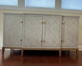 C72 - $450. Bassett Mirror Company. "Perrine Server" Measures 67.5" x 19" deep x 37" tall.  Excellent Condition!