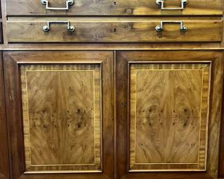 C1 - $2,500. Drexel Heritage Limited Edition Heirloom Federal Style Breakfront China Cabinet. #71/275. Heritage Heirloom Secretary Bookcase. If you're looking for a breakfront for a statement piece this is IT! Absolutely *amazing* condition! Heritage Heirloom Secretary Bookcase. Measures 78" wide x 15" deep x 89" tall. 