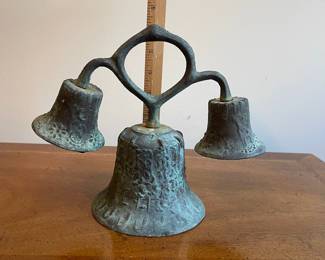 C121 - $125. Bronze Triple Bell. 